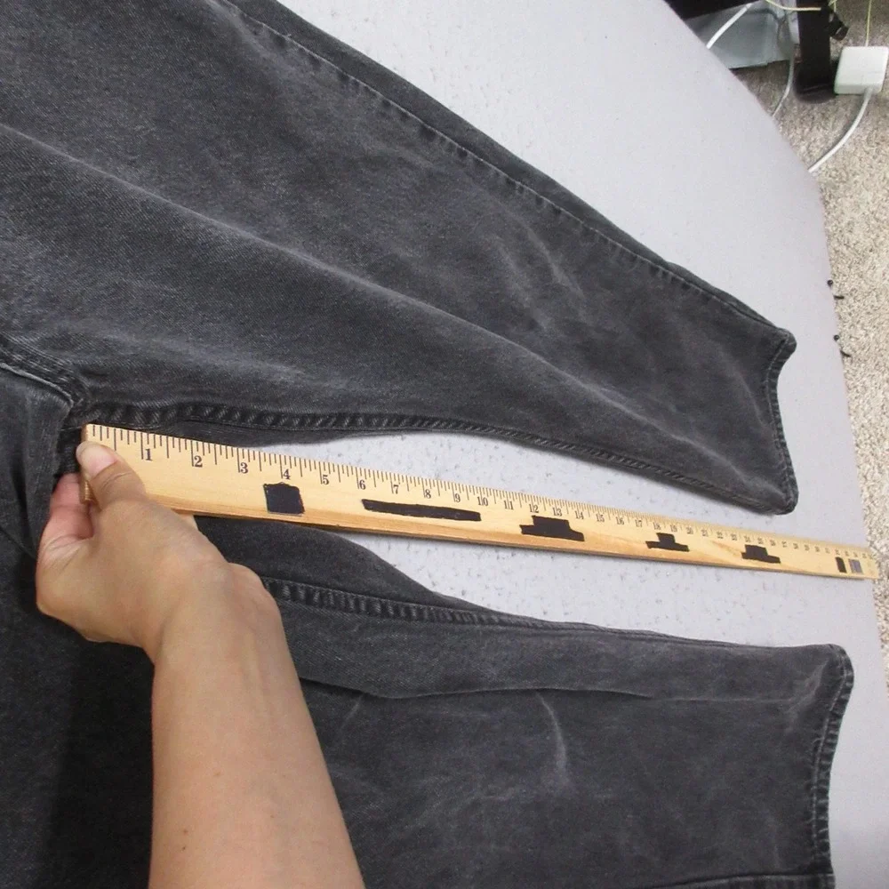 Levis 505 Jeans Men 36x30 505 Faded Black Straight Leg 90s Grunge‎ Indie Classic